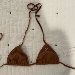 Boutine LA size medium Cocoa Brown Bikini Top II